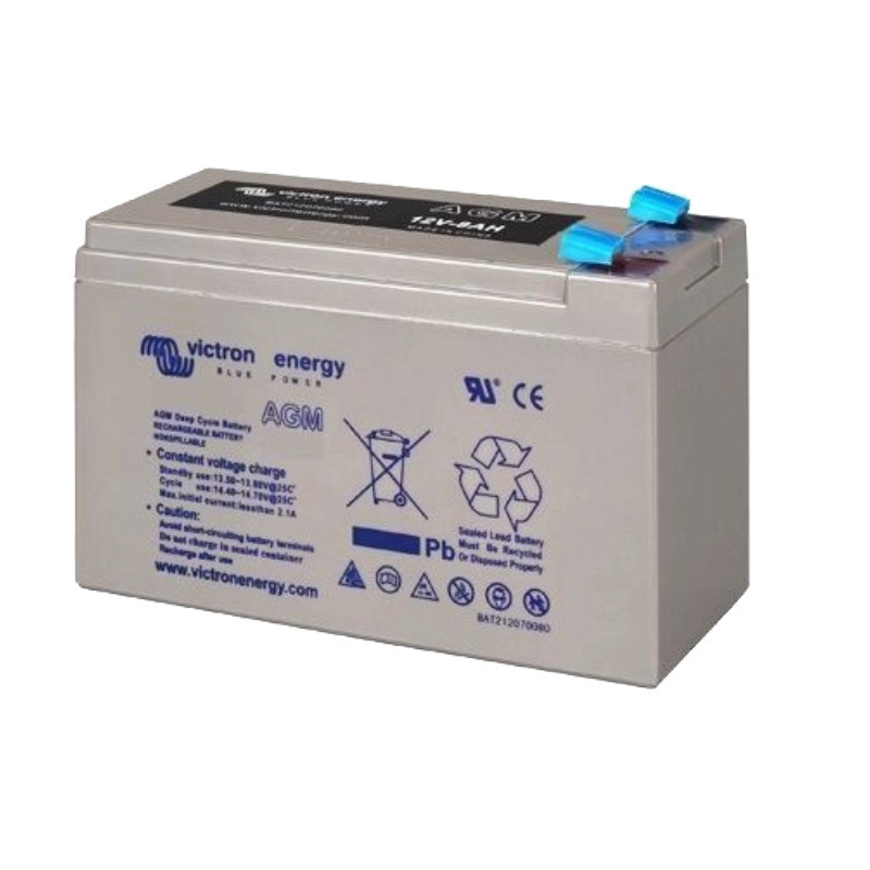12V/15Ah AGM Super Cycle Batt. (Faston 6.3x0.8mm) - obrazek 2