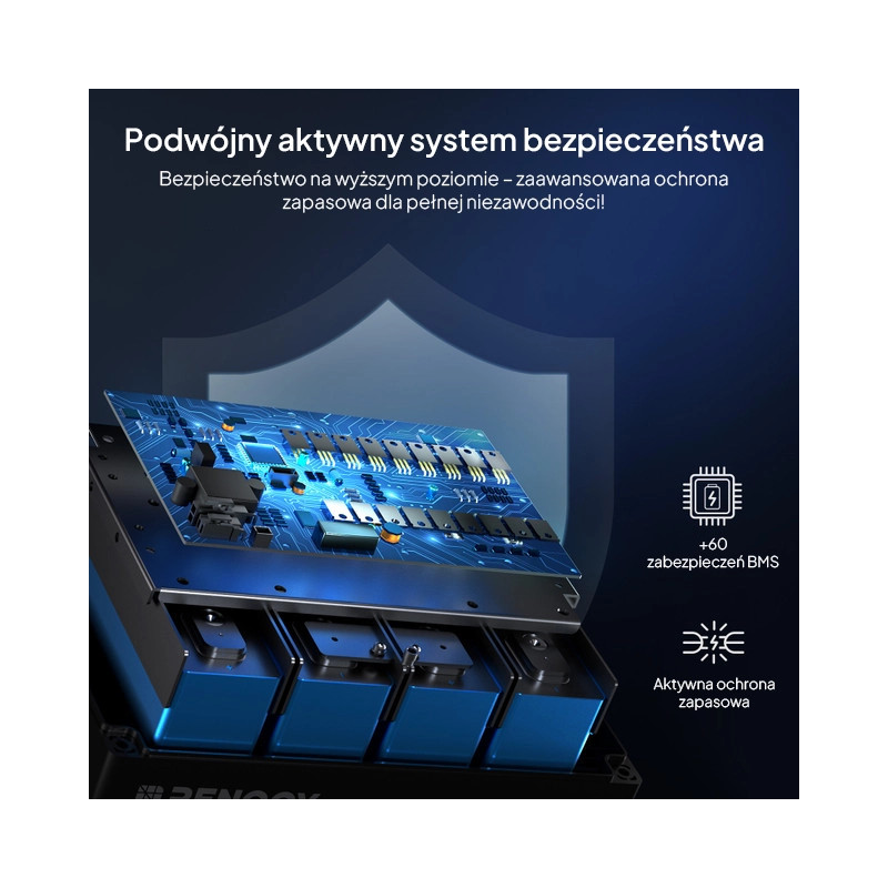 Akumulator Renogy LiFePO4 12V 100Ah Pro Smart z Bluetooth i funkcją samonagrzewania - obrazek 3