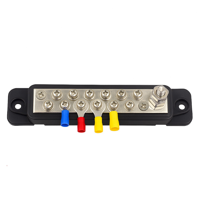 Busbar Solvian 48V 150A 1P M8 12P M4 konektory - obrazek 3