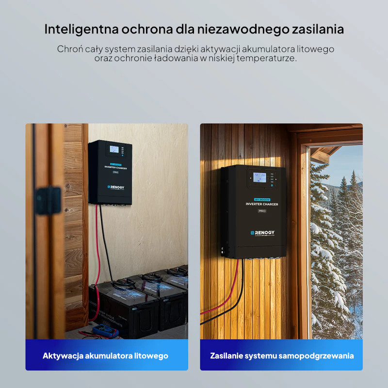 Inwerter Ładowarka Renogy Pro 12V 2000W HF - obrazek 3