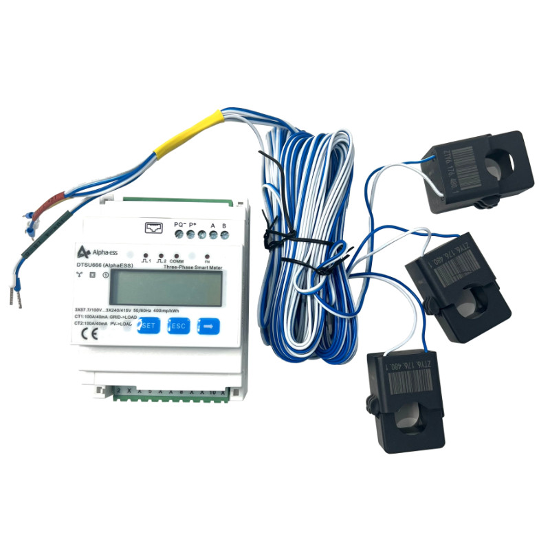 Licznik energii Alphaess DTSU666 400V z 3 przekładnikami CT 100A - obrazek 2