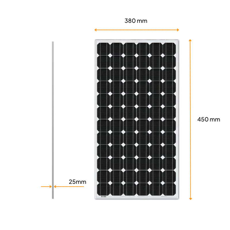 Panel słoneczny 30W Monokrystaliczny - obrazek 2