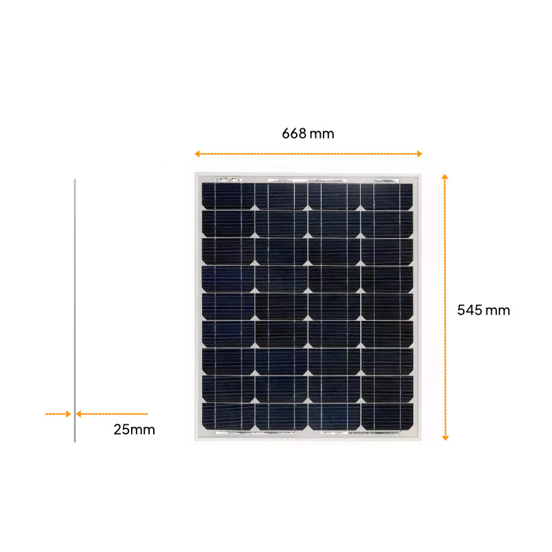 Panel słoneczny 55W Monokrystaliczny - obrazek 2