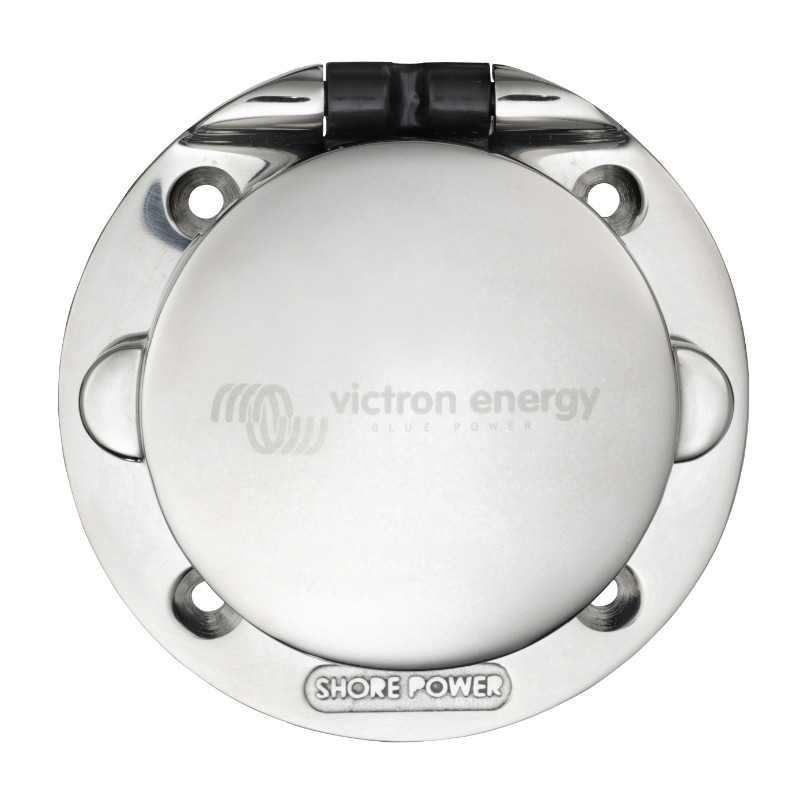 Power Inlet 32A stainless steel with cover - obrazek 2