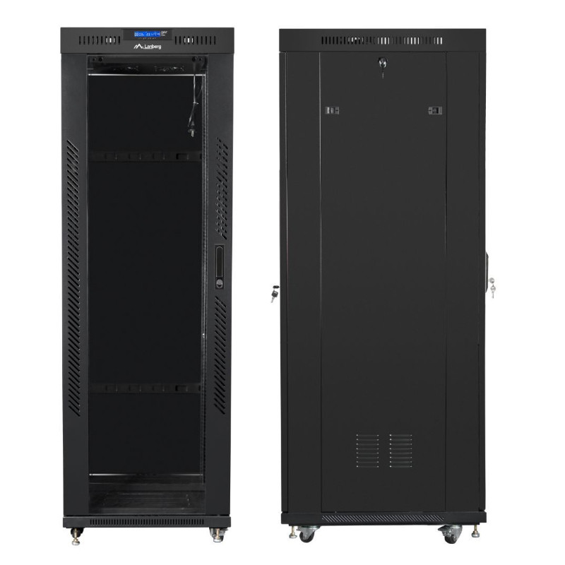 Szafa Rack Lanberg 19” 37U FF01-6837-12BL V2 z termostatem - obrazek 2
