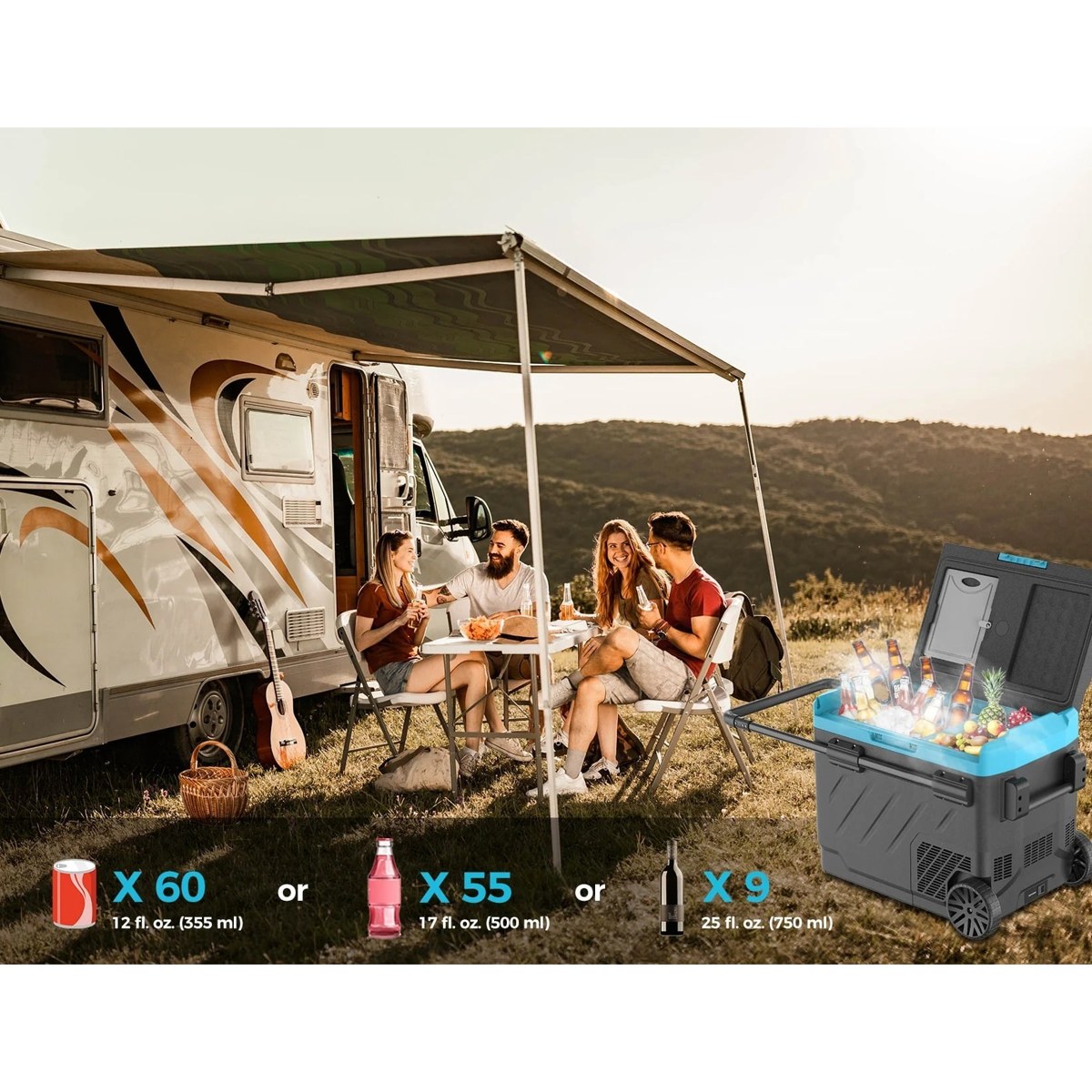 Lodówka kompresorowa Renogy 50L DCCR50L-G1 - obrazek 5