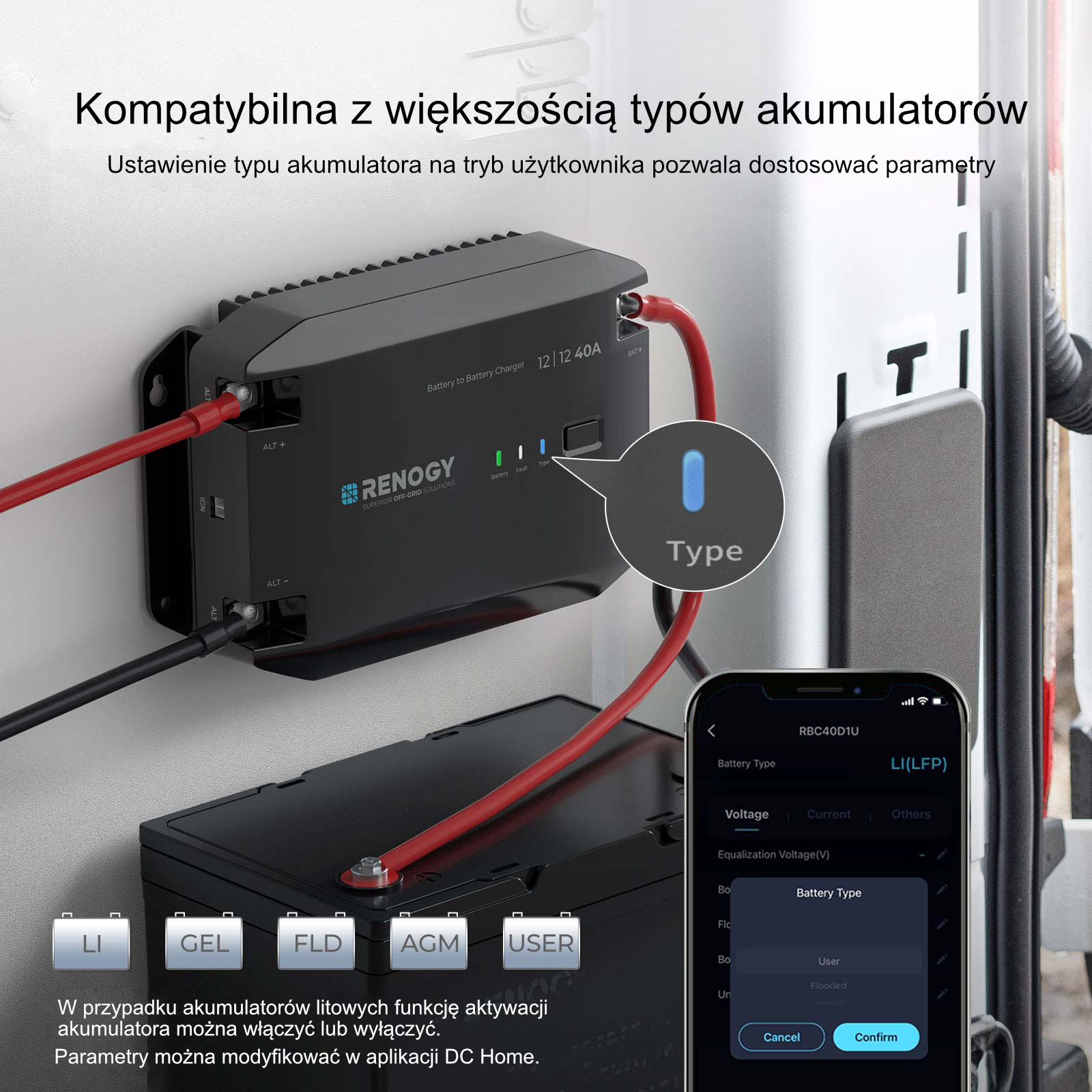 Ładowarka DC-DC Renogy 20A 12V (RBC20D1U-G2) - obrazek 5