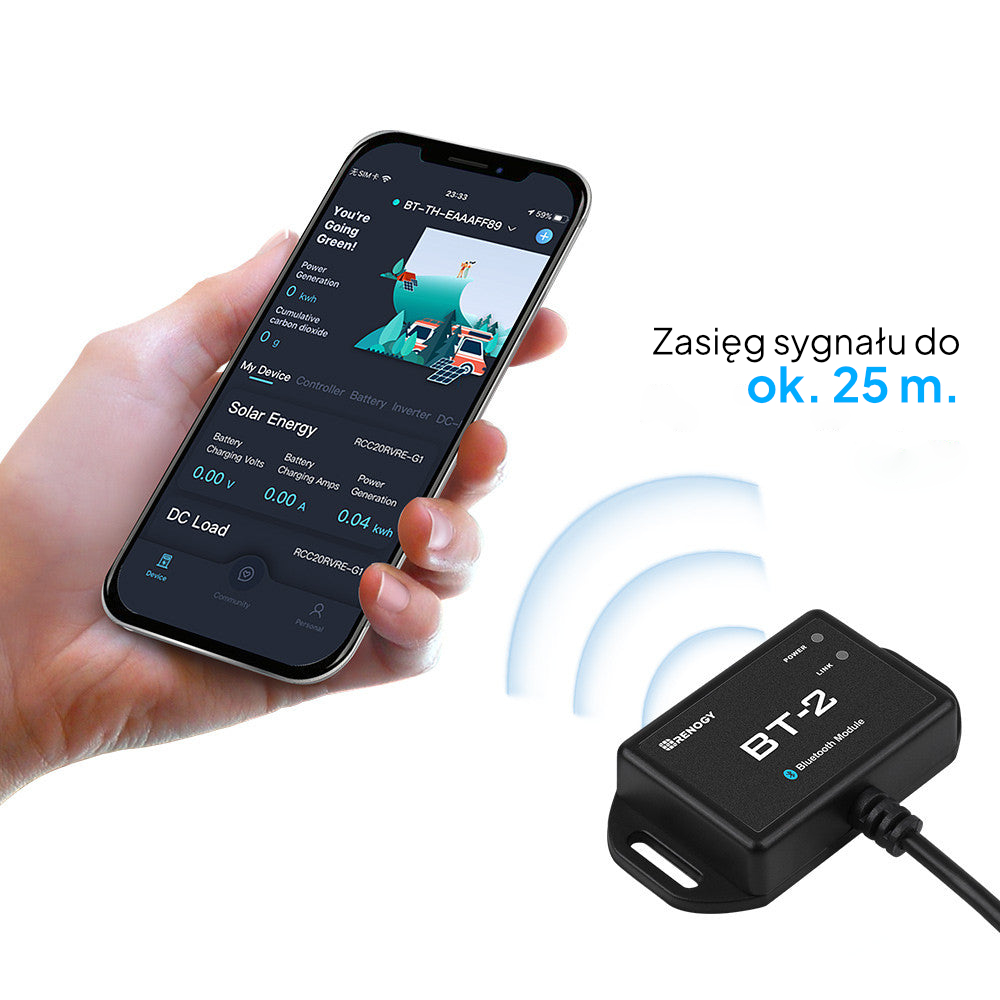 Moduł Bluetooth Renogy BT-2 do portu RS485 (RCM-BT2) - obrazek 4