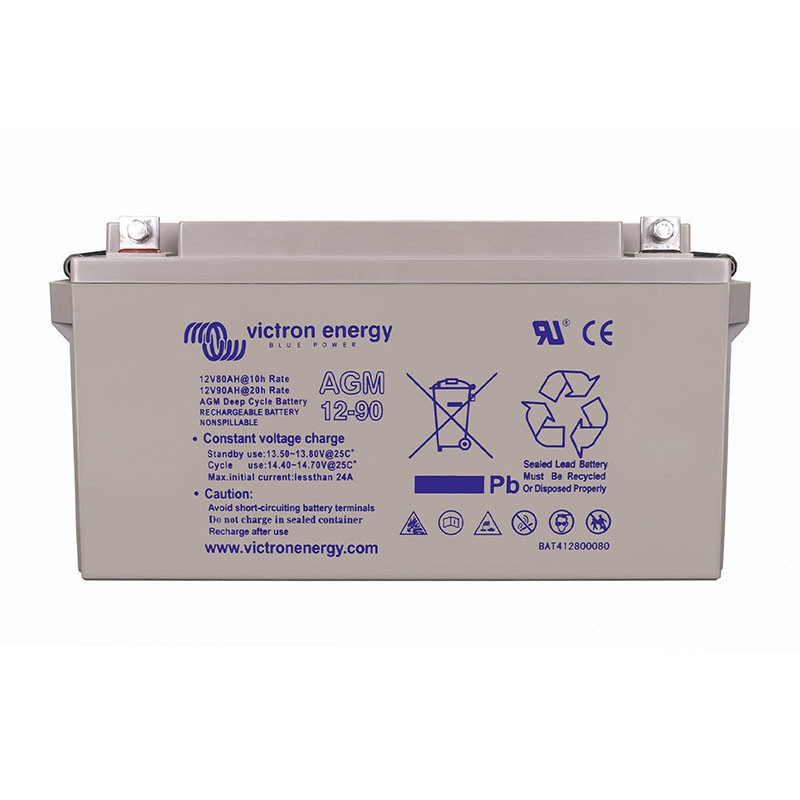 12V/90Ah AGM Deep Cycle Batt. (M6)