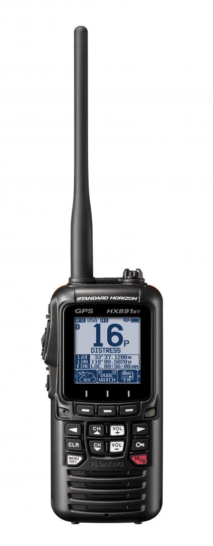 Radiotelefon ręczny HX891 BT/E (pływający; GPS; kolor czarny)