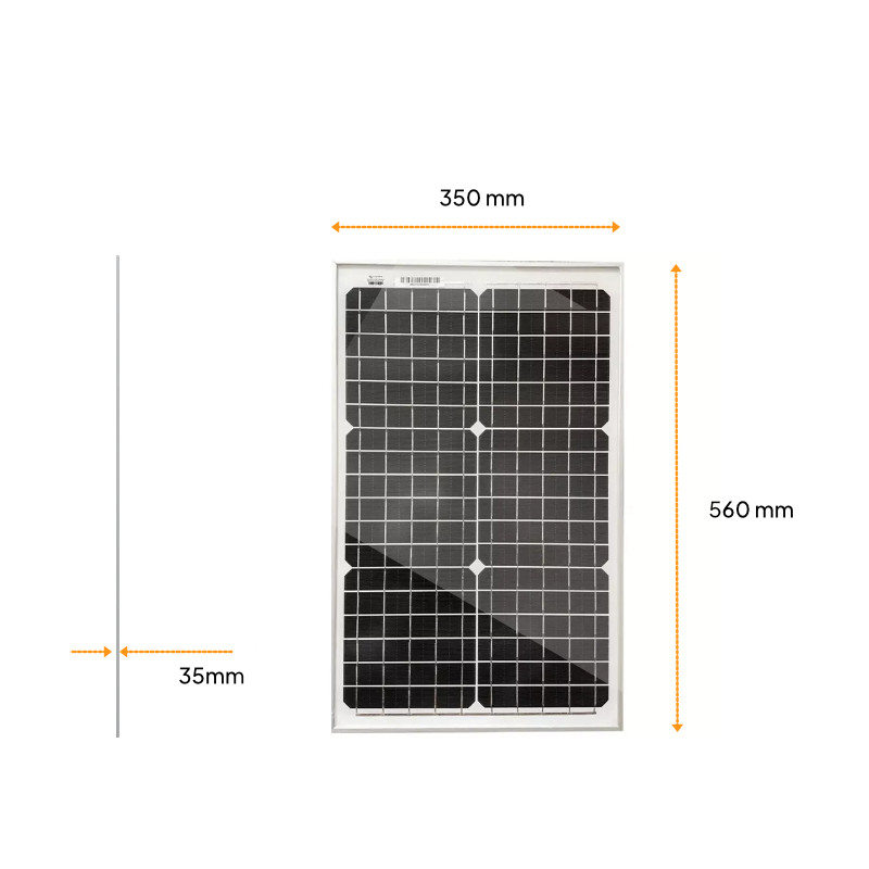 Panel słoneczny 30W Monokrystaliczny - obrazek 2