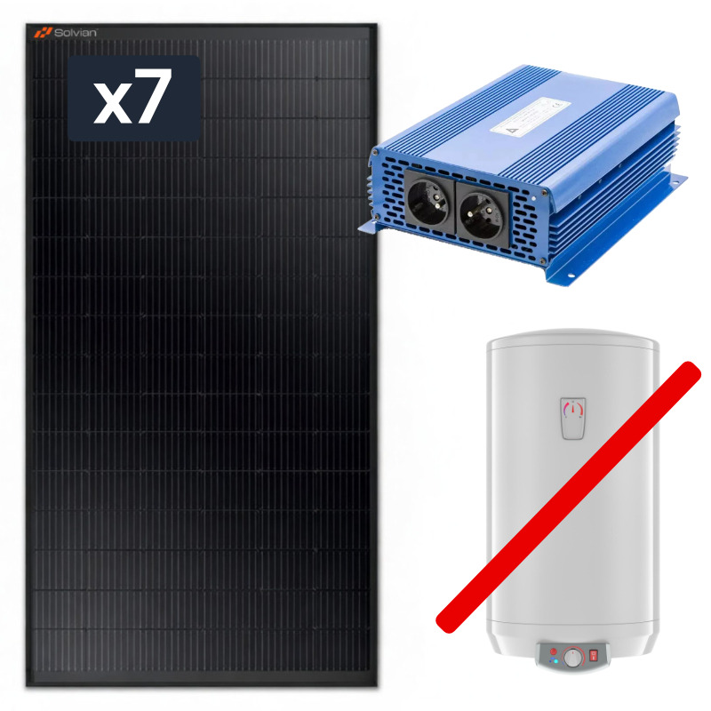 Solarny podgrzewacz wody 3kWp Panele słoneczne Solvian