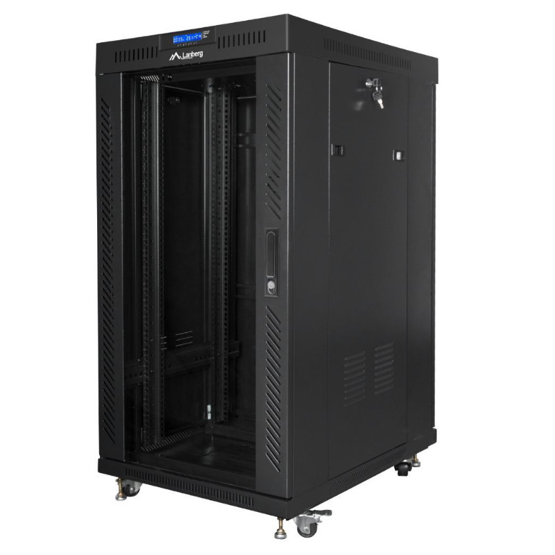 Szafa Rack Lanberg 19" 37U FF01-6637-23BL V2 z termostatem
