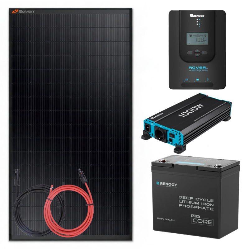 Zestaw solarny 435 W do kampera RENOGY 100Ah 1kW
