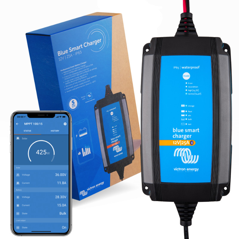 Blue Smart IP65 Charger 12/25 + DC connector - obrazek 2
